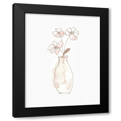 Boho Arrangement I Black Modern Wood Framed Art Print by Swatland, Sally