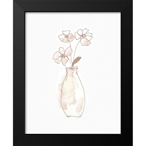 Boho Arrangement I Black Modern Wood Framed Art Print by Swatland, Sally