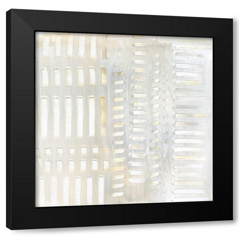 Birch Pattern II Black Modern Wood Framed Art Print by Jill, Susan