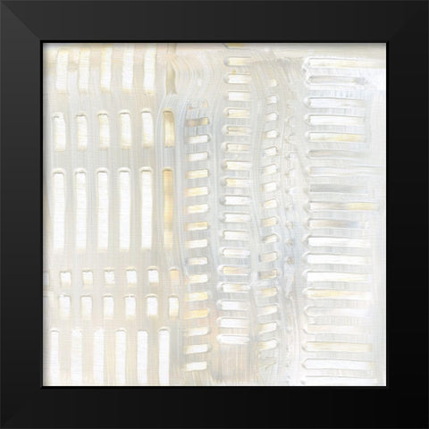 Birch Pattern II Black Modern Wood Framed Art Print by Jill, Susan