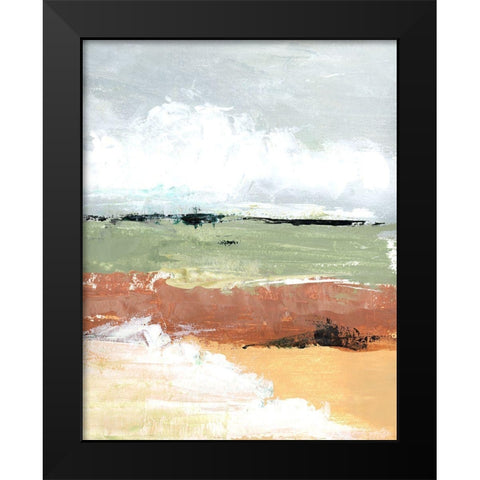 Quiet Prairie Grove I Black Modern Wood Framed Art Print by Tava Studios