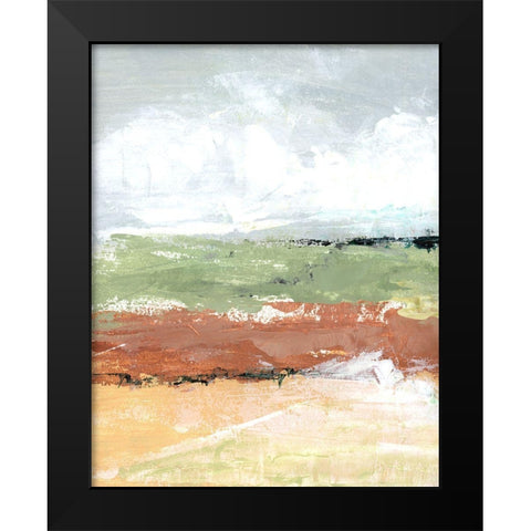 Quiet Prairie Grove II Black Modern Wood Framed Art Print by Tava Studios