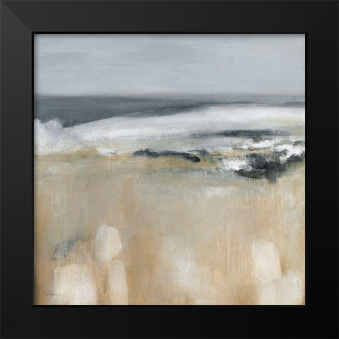 Boundary Bay Black Modern Wood Framed Art Print by Robinson, Carol