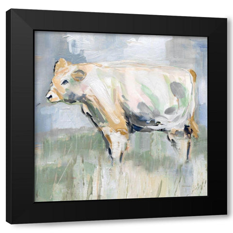 On Meadow Time III Black Modern Wood Framed Art Print by Robinson, Carol