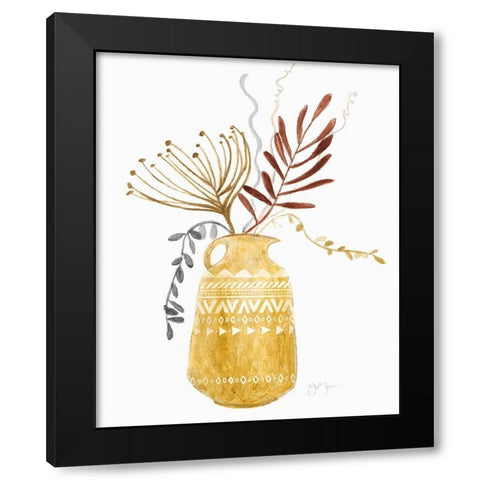 Sunset Meadow Picks I Black Modern Wood Framed Art Print with Double Matting by Tava Studios