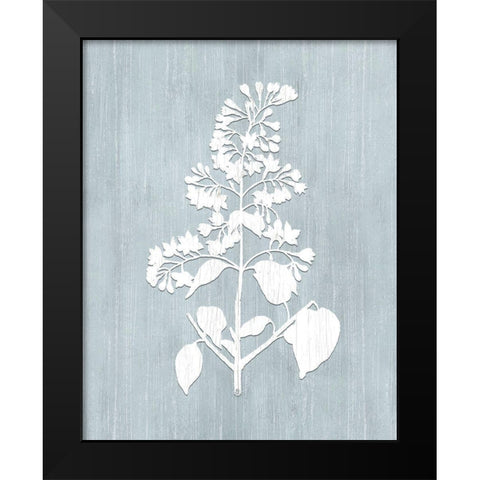 Botany Beauty IV Black Modern Wood Framed Art Print by CAD Designs