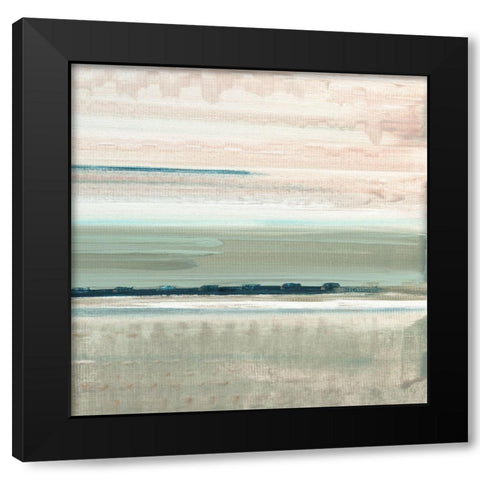 Morning Tuscany I Black Modern Wood Framed Art Print with Double Matting by Jill, Susan