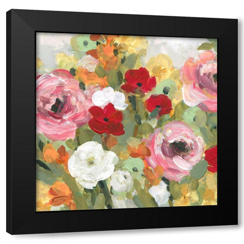 Leas Garden I Black Modern Wood Framed Art Print by Robinson, Carol