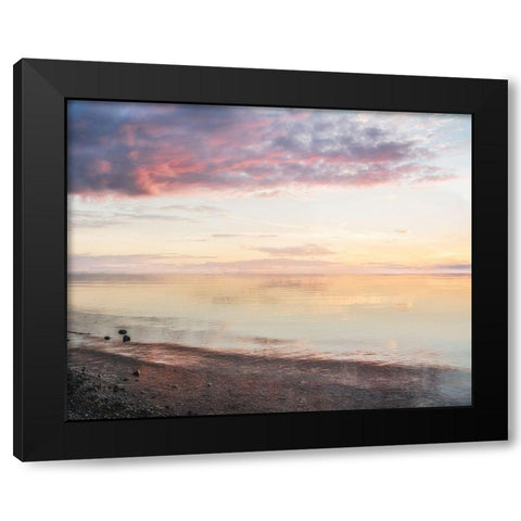 Endless Horizon Black Modern Wood Framed Art Print with Double Matting by Weisz, Irene