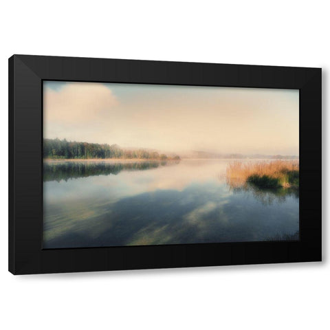 East Lake Black Modern Wood Framed Art Print by Weisz, Irene