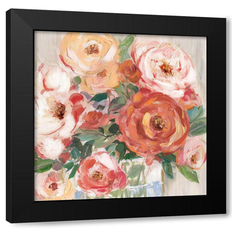 Naive Bouquet II Black Modern Wood Framed Art Print with Double Matting by Swatland, Sally