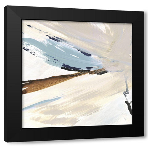 Dancing Wind I Black Modern Wood Framed Art Print by Jill, Susan