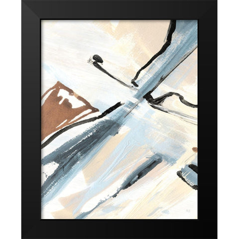 Dancing Wind Revisit I Black Modern Wood Framed Art Print by Jill, Susan