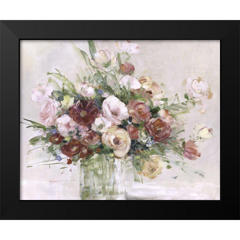 Garden Favorites Black Modern Wood Framed Art Print by Swatland, Sally