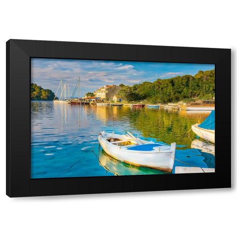 Beautiful Beach Black Modern Wood Framed Art Print with Double Matting by Delimont, Danita
