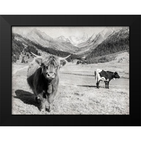 Highland Hills Black Modern Wood Framed Art Print by Delimont, Danita