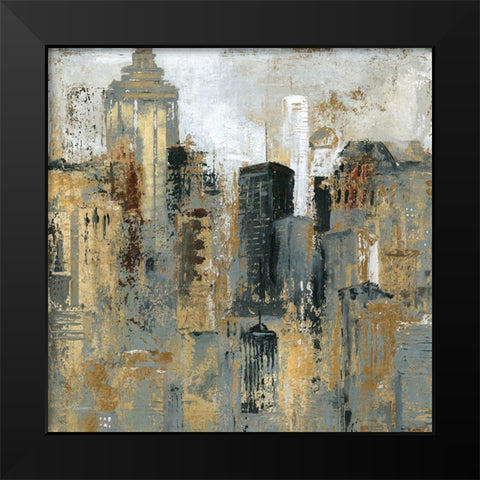 City Shine Black Modern Wood Framed Art Print by Robinson, Carol