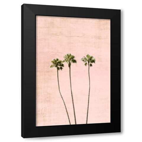 Think Pink Black Modern Wood Framed Art Print by Carpentieri, Natalie