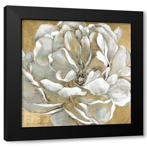 Emerging Bloom II Black Modern Wood Framed Art Print with Double Matting by Robinson, Carol