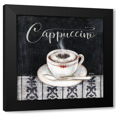 Specialty Cappuccino Black Modern Wood Framed Art Print with Double Matting by Tava Studios