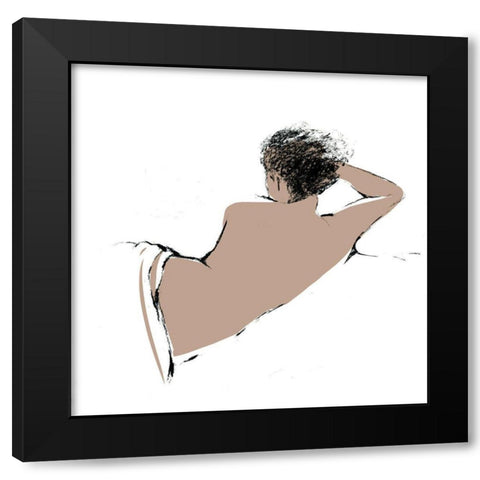 Cheeky I Black Modern Wood Framed Art Print by Orme, E. Anthony