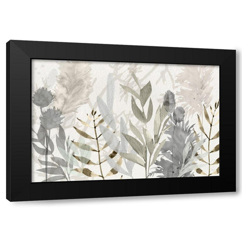 Shadow Woods Black Modern Wood Framed Art Print with Double Matting by Jill, Susan