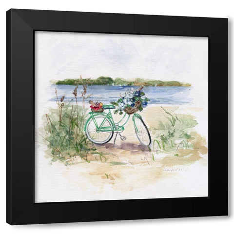 Summer Ride I Black Modern Wood Framed Art Print with Double Matting by Swatland, Sally