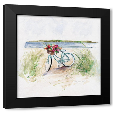 Summer Ride II Black Modern Wood Framed Art Print with Double Matting by Swatland, Sally