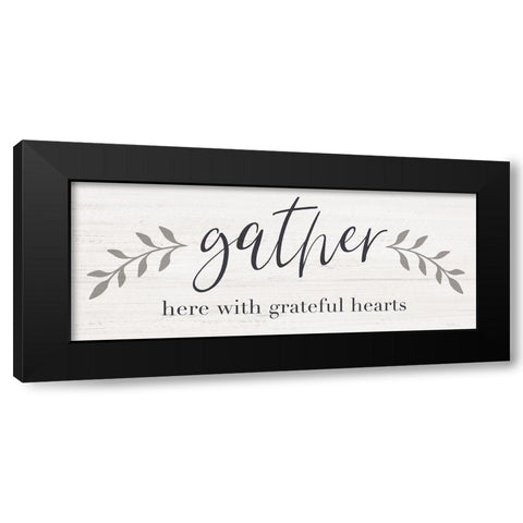 Grateful Black Modern Wood Framed Art Print with Double Matting by Carpentieri, Natalie