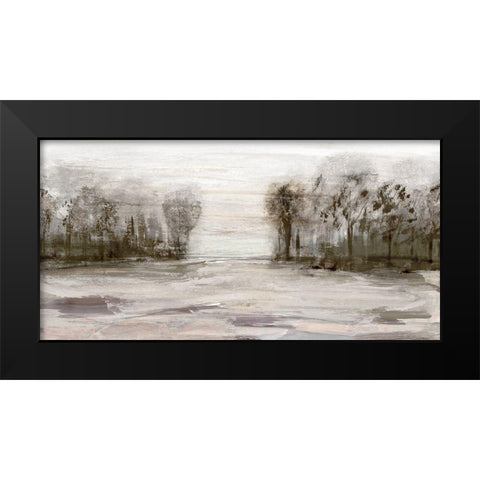 Near Graham Mountain Black Modern Wood Framed Art Print by Jill, Susan