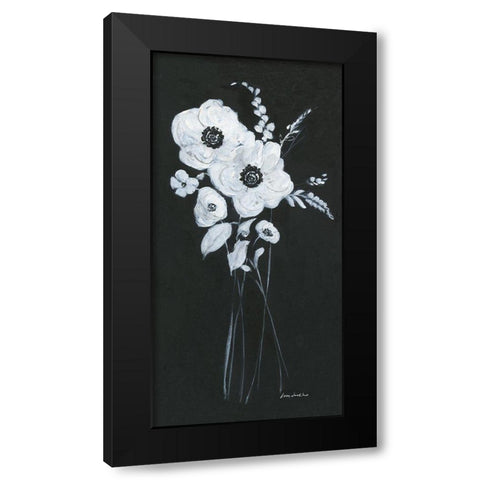 Romantic Botanical I Black Modern Wood Framed Art Print with Double Matting by Swatland, Sally