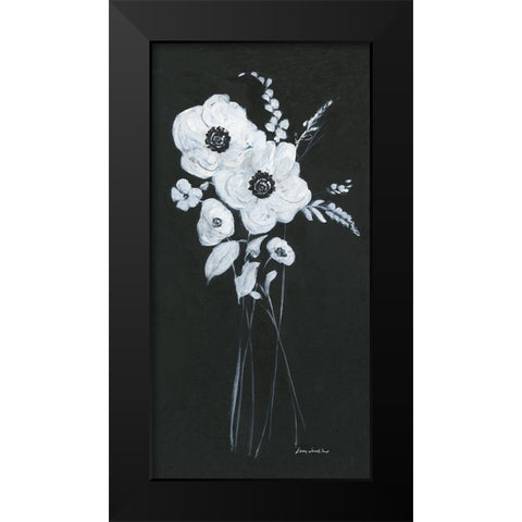 Romantic Botanical I Black Modern Wood Framed Art Print by Swatland, Sally