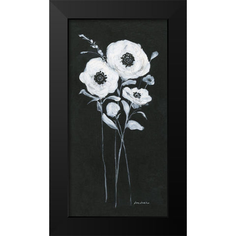 Romantic Botanical II Black Modern Wood Framed Art Print by Swatland, Sally