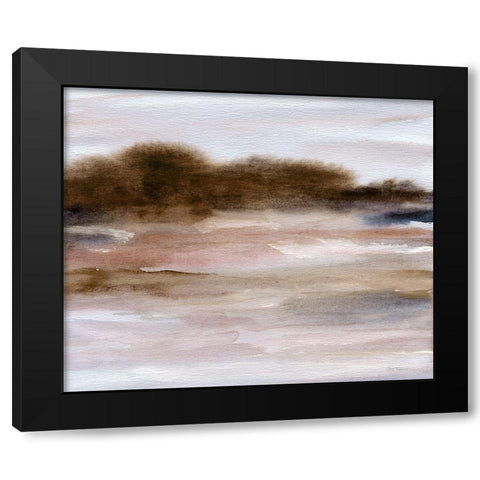 Autumnal Bay Black Modern Wood Framed Art Print by Robinson, Carol