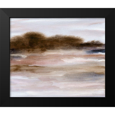 Autumnal Bay Black Modern Wood Framed Art Print by Robinson, Carol