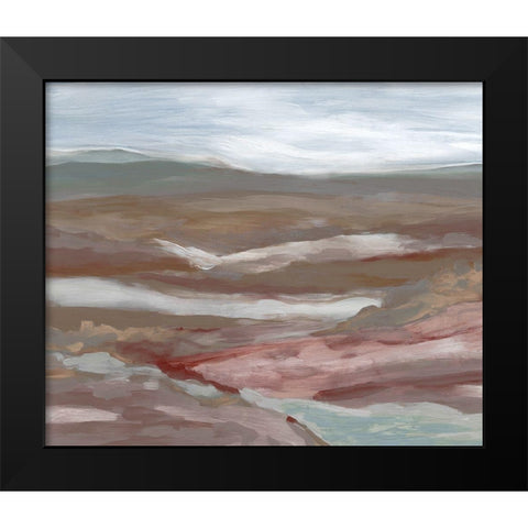 Valley of Fall Black Modern Wood Framed Art Print by Robinson, Carol