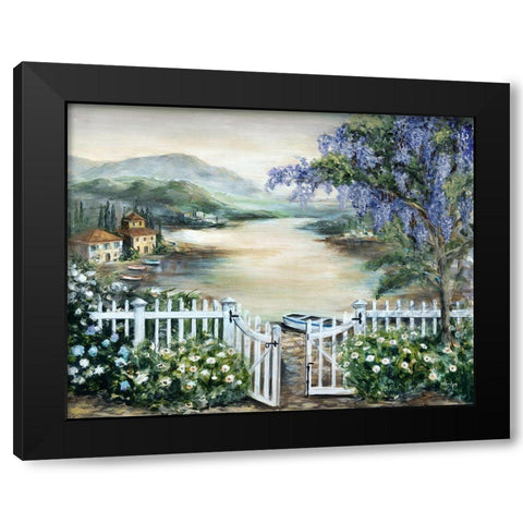 Tuscan Shore Black Modern Wood Framed Art Print by Dunlap, Marilyn