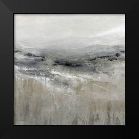 Pale Grasses I Black Modern Wood Framed Art Print by Robinson, Carol