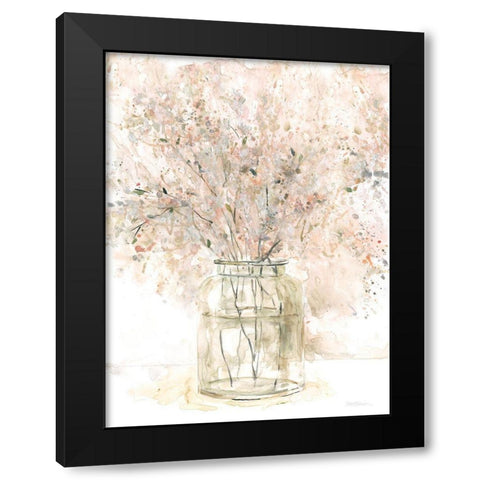 Delicate Arrangement II Black Modern Wood Framed Art Print by Robinson, Carol