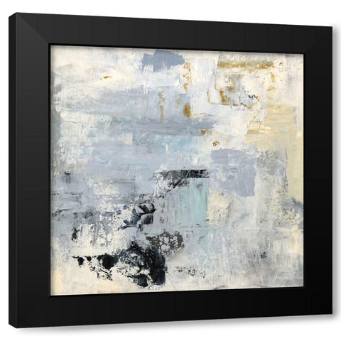 Synergy Black Modern Wood Framed Art Print with Double Matting by Swatland, Sally