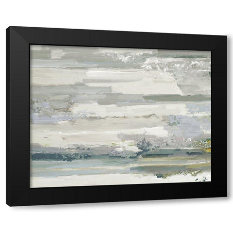 Meadowlands Black Modern Wood Framed Art Print with Double Matting by Swatland, Sally