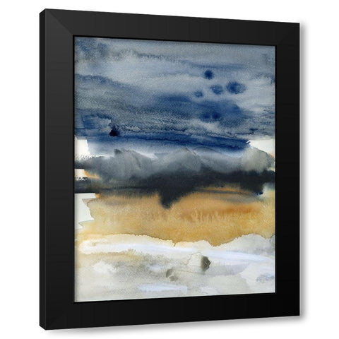 Golden Hour Shadows II Black Modern Wood Framed Art Print with Double Matting by Jill, Susan