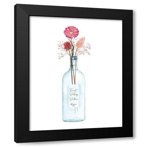 Frost Valley Vodka Black Modern Wood Framed Art Print with Double Matting by Jill, Susan