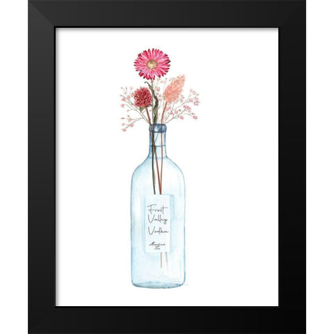 Frost Valley Vodka Black Modern Wood Framed Art Print by Jill, Susan