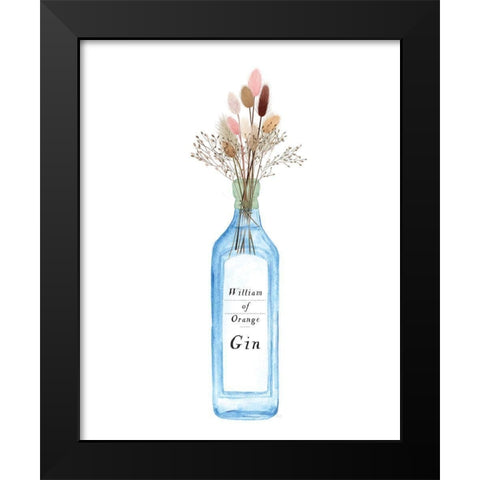 William of Orange Gin Black Modern Wood Framed Art Print by Jill, Susan