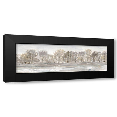 Meadows Edge Vista Black Modern Wood Framed Art Print with Double Matting by Jill, Susan