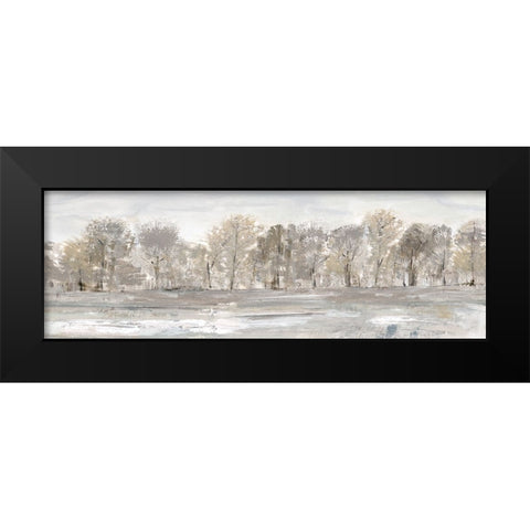 Meadows Edge Vista Black Modern Wood Framed Art Print by Jill, Susan