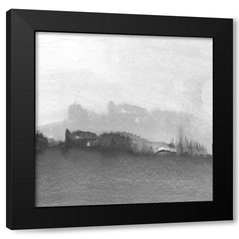 Slauson View II Black Modern Wood Framed Art Print with Double Matting by Jill, Susan