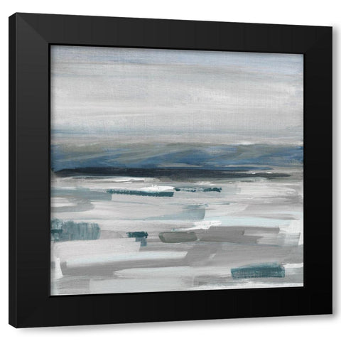 Blue Shadow Indian Canyon II Black Modern Wood Framed Art Print with Double Matting by Jill, Susan