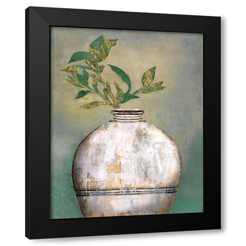 Global Vessel II Black Modern Wood Framed Art Print by Tava Studios
